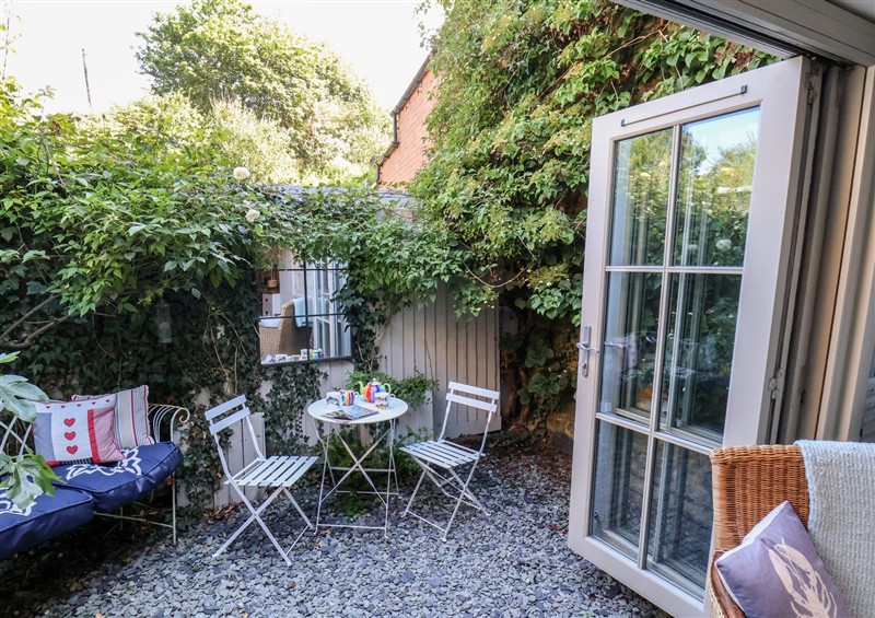 The garden at Woodbine Cottage, Sandsend