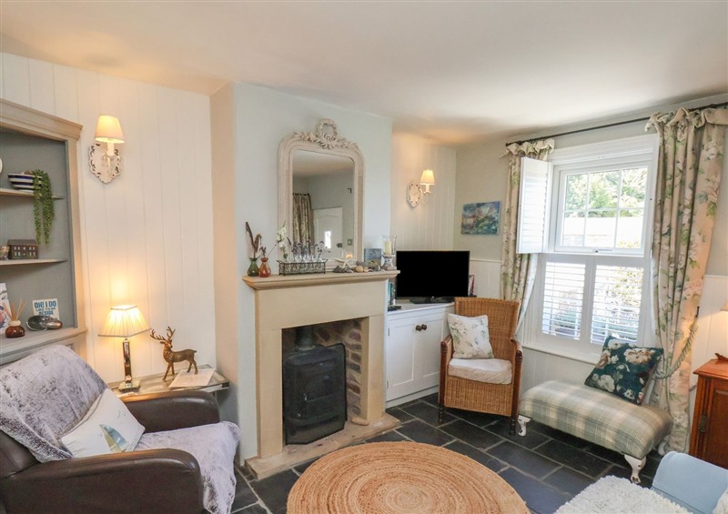 The living area at Woodbine Cottage, Sandsend