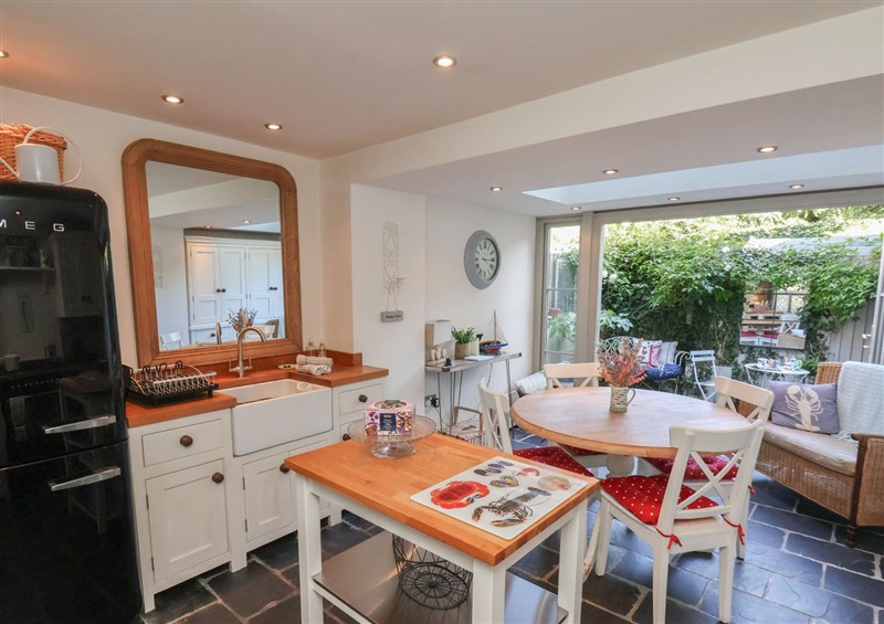 This is the kitchen at Woodbine Cottage, Sandsend
