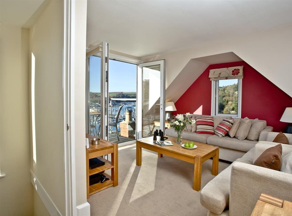 Living area (photo 3) at Woodbine House in Kingswear, near Dartmouth, Devon