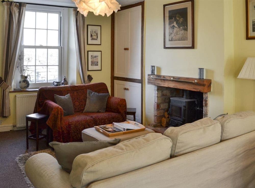 Living room at Woodburn Cottage in Beckside, Kirkby-in-Furness, near Ulverston, Cumbria
