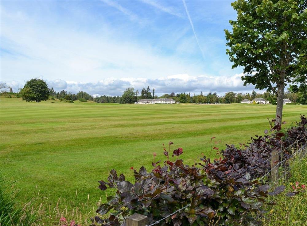 Nearby golf course at Woodend Barn in Auchterarder, Perthshire