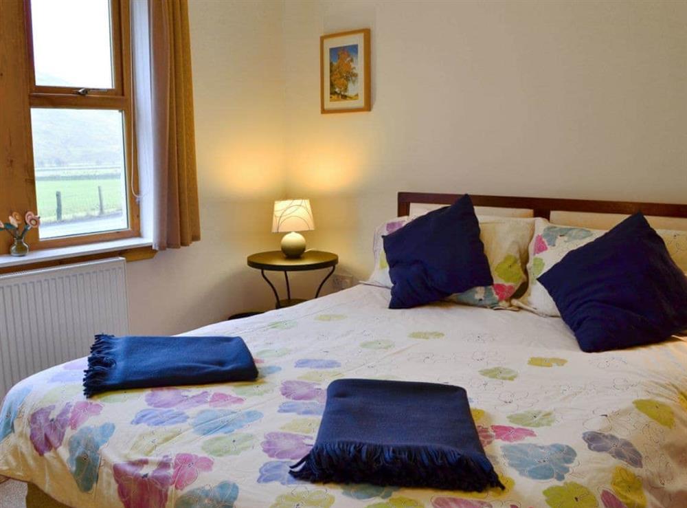 Comfortable double bedroom at Woodend in Broughton, near Biggar, Lanarkshire