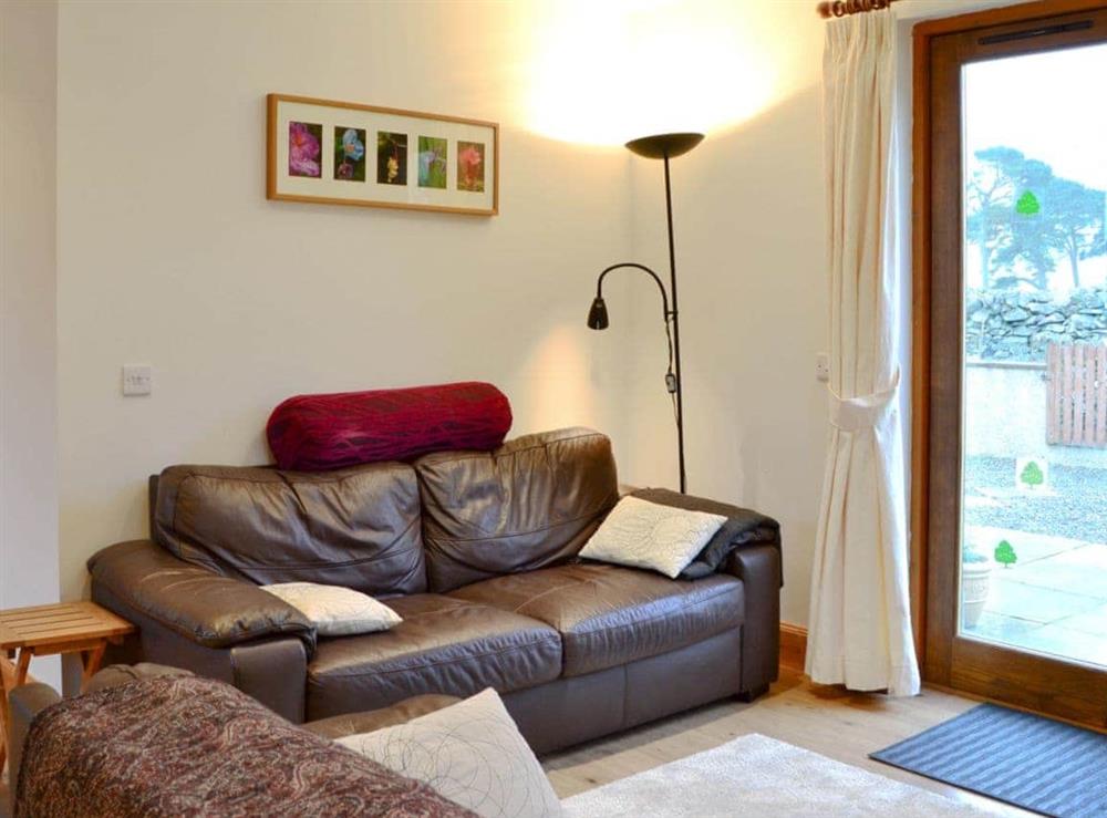 Comfortable living area at Woodend in Broughton, near Biggar, Lanarkshire