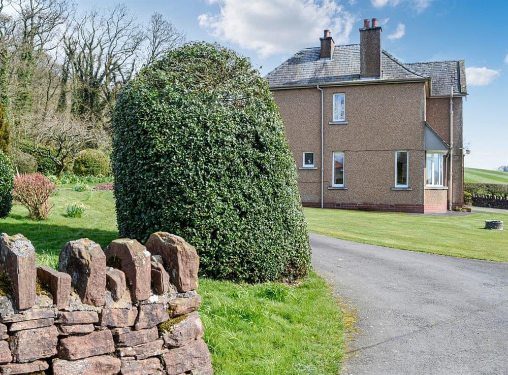 Exterior at Woodend Farmhouse Halmyre in Haugh of Urr, near Castle Douglas, Dumfries & Galloway, Kirkcudbrightshire