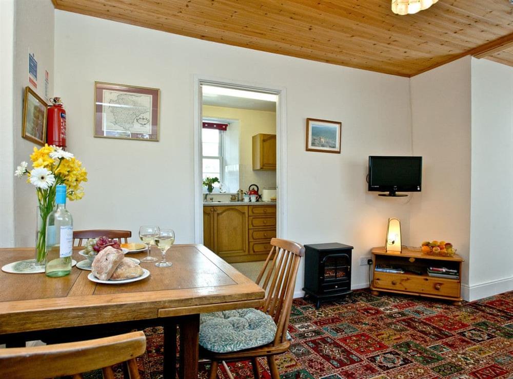 Characterful living and dining room at Chinkwell, 