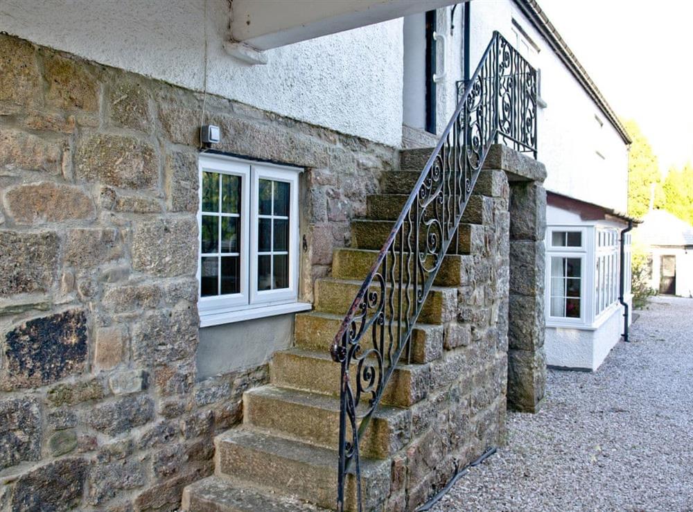 Characterful main entrance to the holiday home at Chinkwell, 