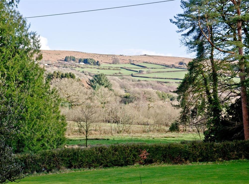 Rural views from the garden at Chinkwell, 