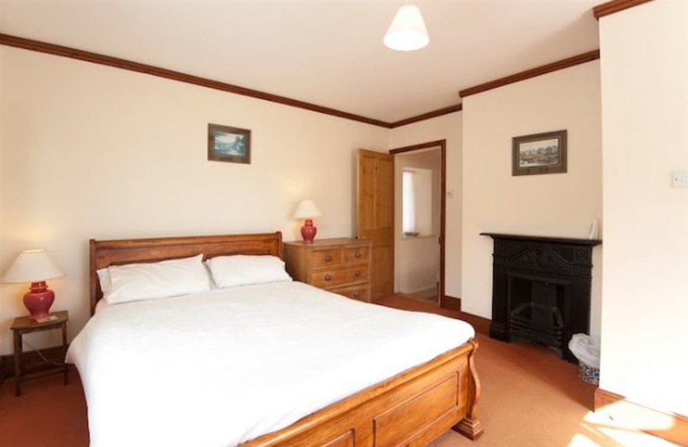 Bedroom at Woodgate in Crackington Haven, Cornwall