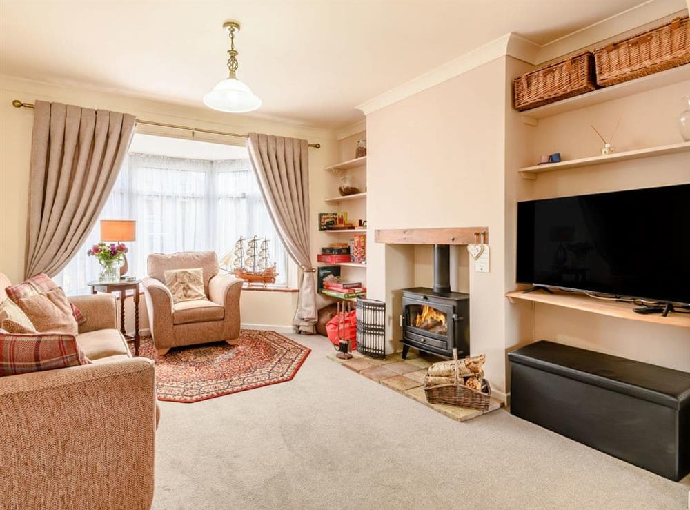 Living room at Woodland in Beeston Regis, near Sheringham, Norfolk