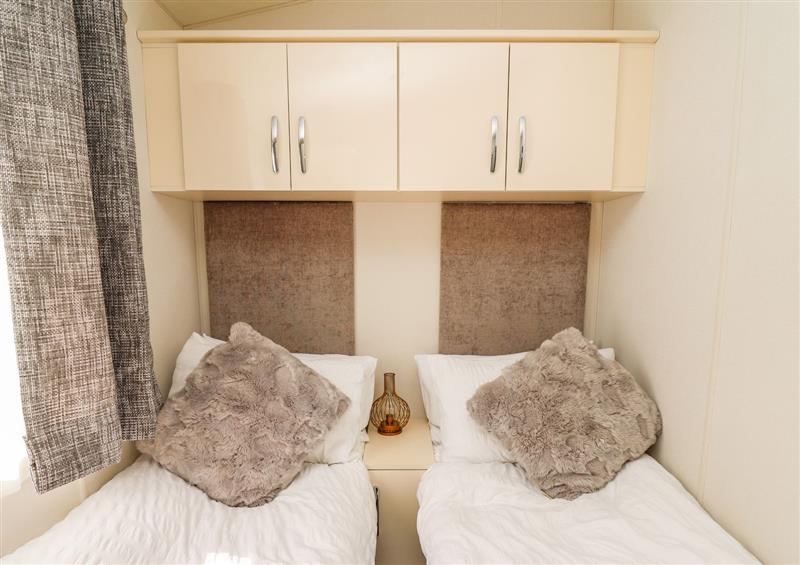 One of the 2 bedrooms at Woodland Breeze, Llanarth