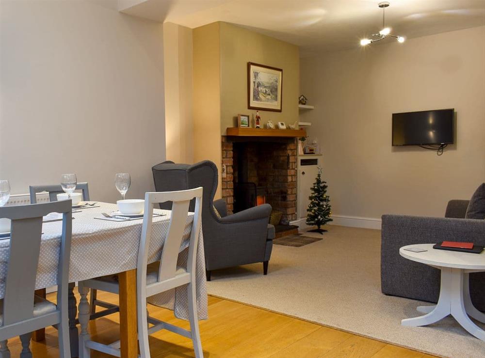 Spacious open plan living space at Woodland Cottage in Backbarrow, near Ulverston, Cumbria