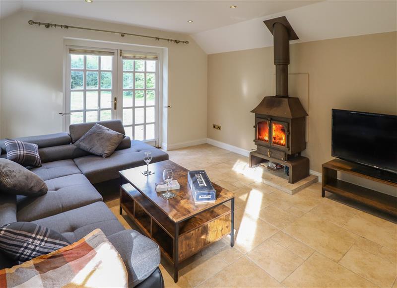 Enjoy the living room at Woodland Lodge, Frithville