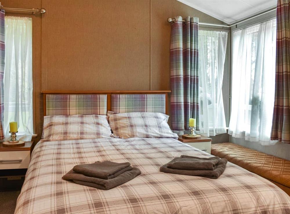 Double bedroom at Woodland Lodge in Moota, near Cockermouth, Cumbria