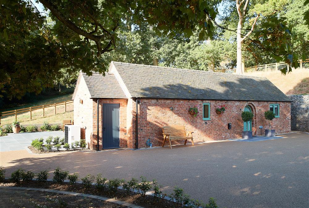 The former cattle shed now providing the perfect Woodland Retreat
