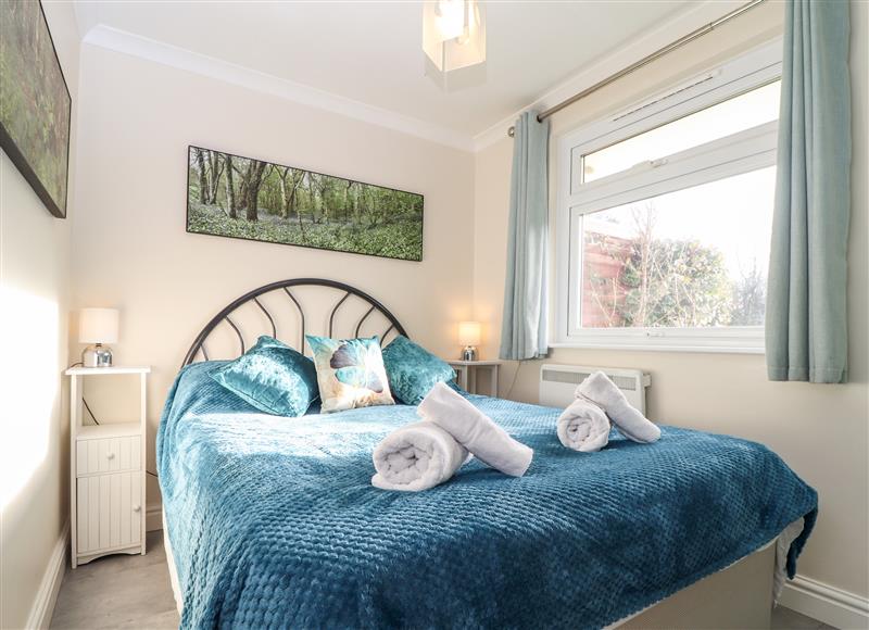 One of the 2 bedrooms at Woodland Retreat, Perrancoombe near Perranporth