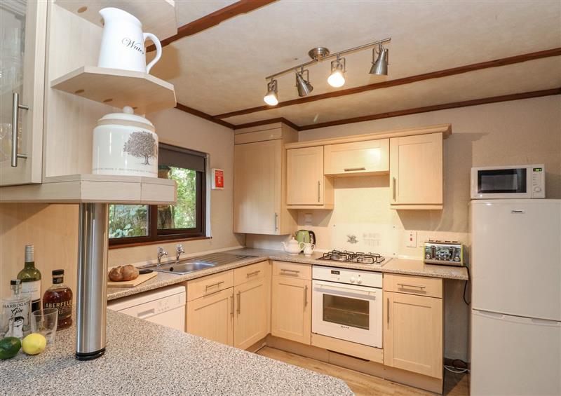 The kitchen at Woodland Retreat, Skiptory Howe 41A