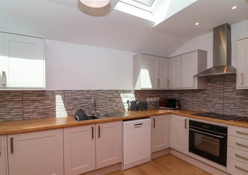 The kitchen at Woodland Roost, Parkham near Bideford