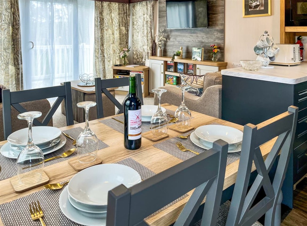 Dining Area at Woodland Serenity in Edzell, Aberdeenshire