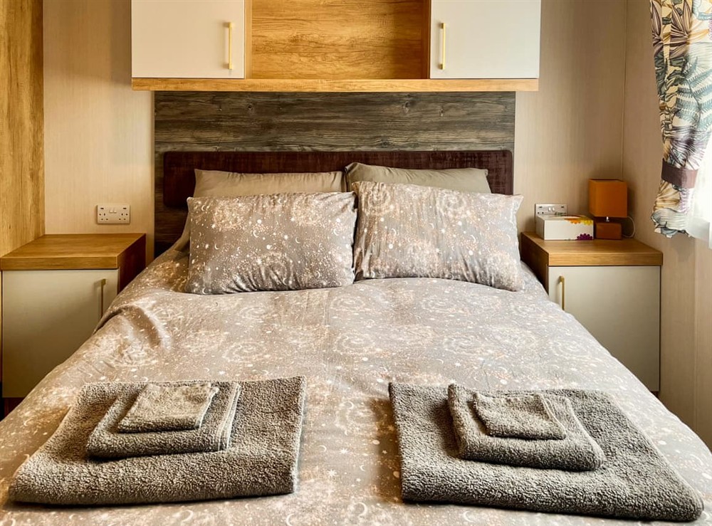 Double bedroom at Woodland Serenity in Edzell, Aberdeenshire