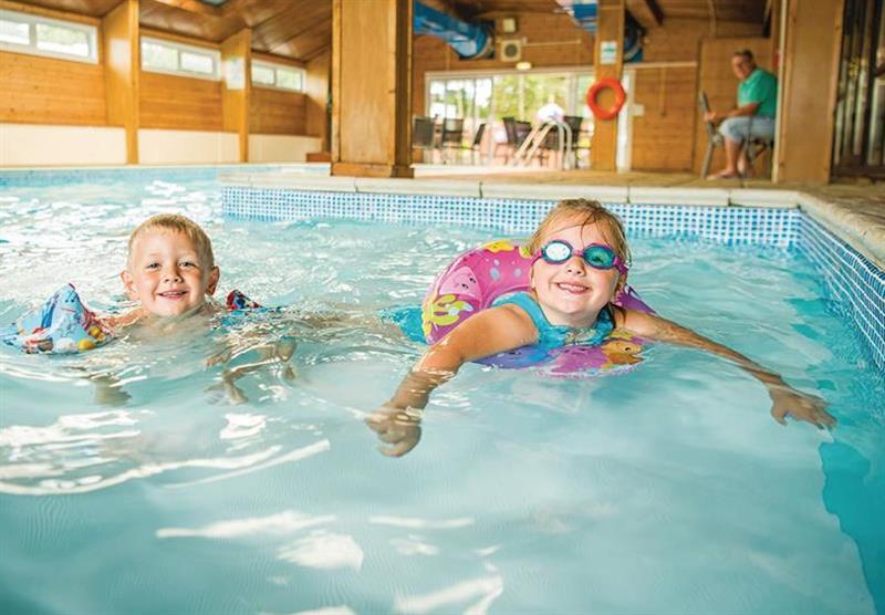 Indoor pool at Woodland Vale Holiday Park in Ludchurch, Nr Saundersfoot