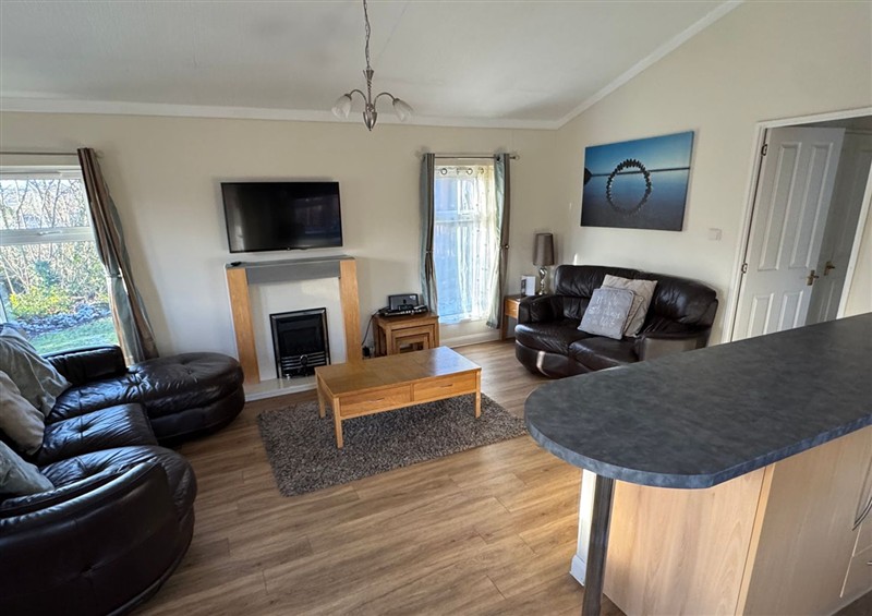 The living area (photo 2) at Woodland View 31 - The Hawthorns, Finlakes Holiday Park near Chudleigh