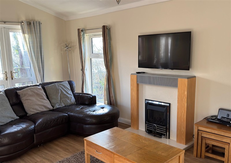 The living area at Woodland View 31 - The Hawthorns, Finlakes Holiday Park near Chudleigh