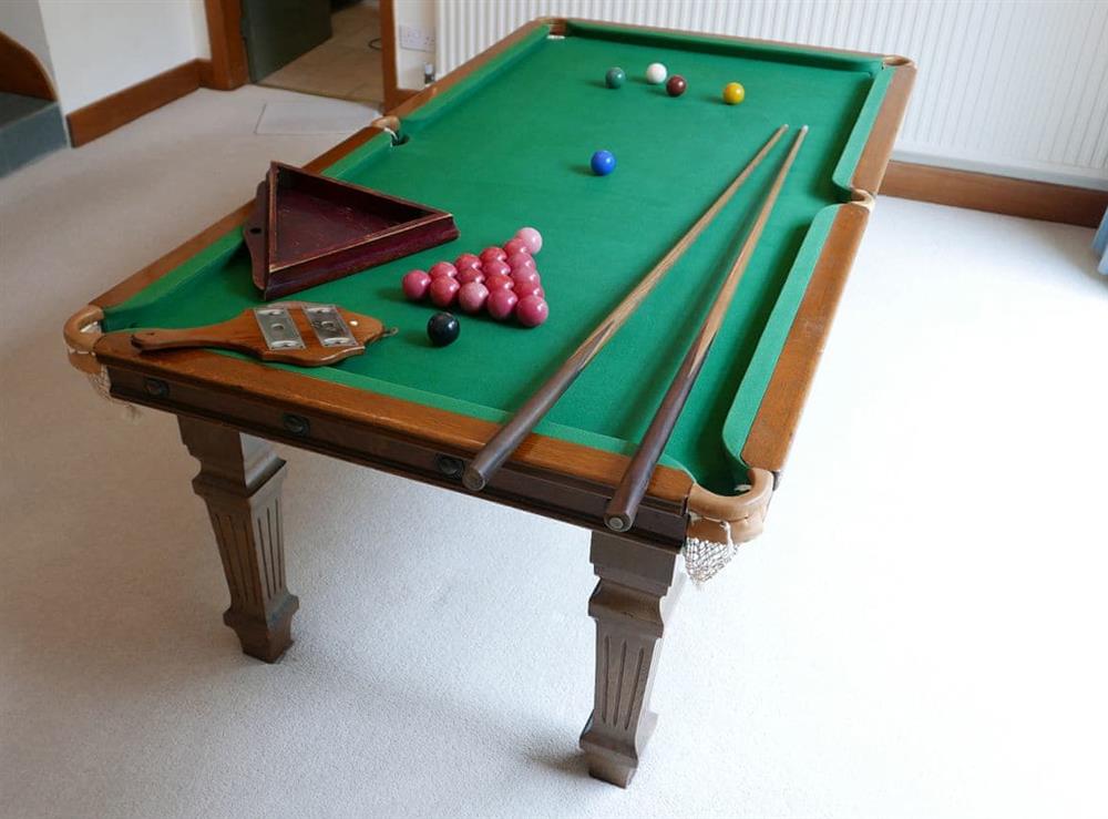 Dining / Games room at Woodland View in Cow Ark, near Clitheroe, Lancashire