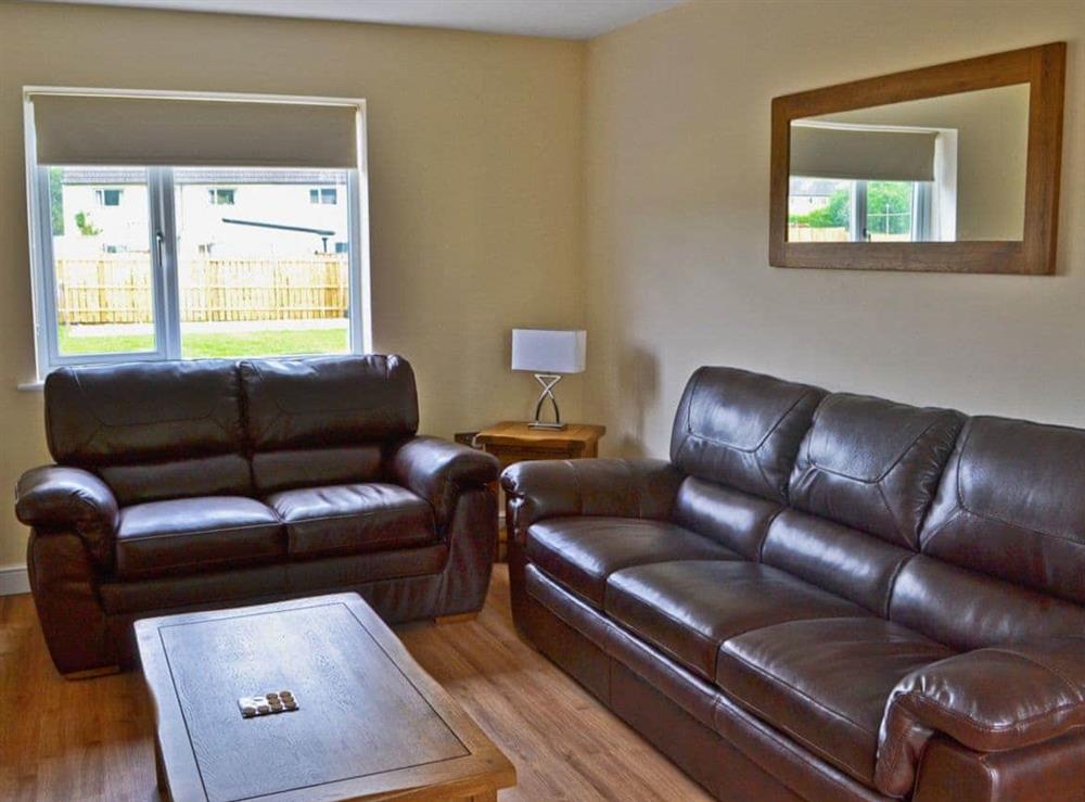 Living room at Woodland View in Kielder, Northumberland