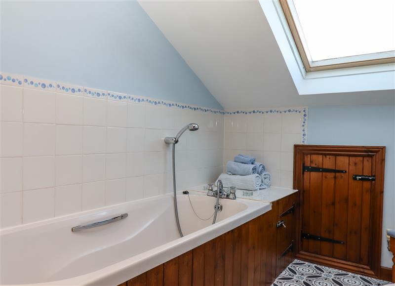 This is the bathroom at Woodland View, Muddiford near West Down
