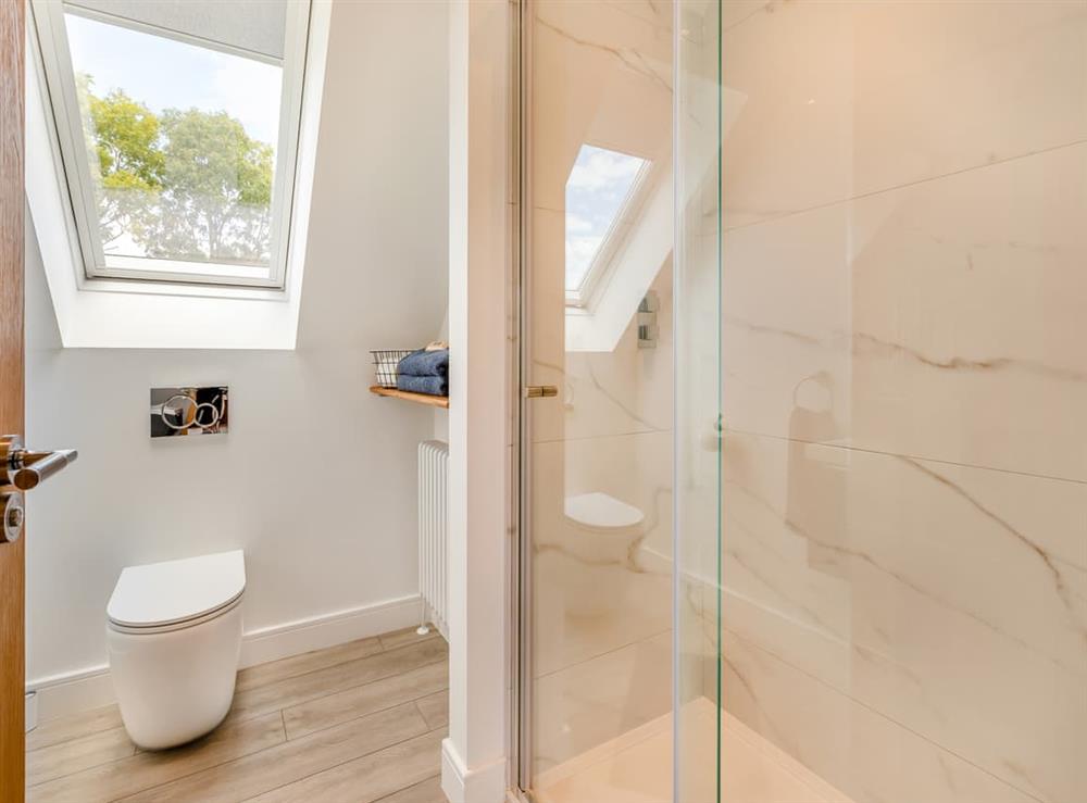 Shower room at Woodlands Annexe in Glastonbury, Somerset