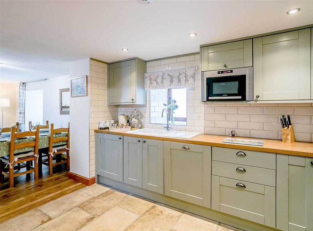 Kitchen at Woodlands Clough in Don View, near Dunford Bridge, South Yorkshire