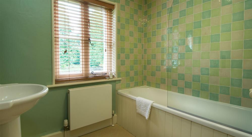 The bathroom at Woodlands Cottage in Nr Haywards Heath, West Sussex