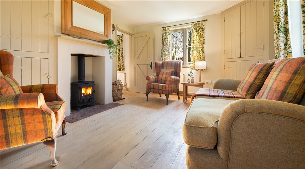 The sitting area at Woodlands Cottage in Nr Haywards Heath, West Sussex