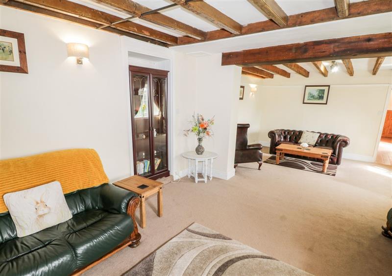 Relax in the living area at Woodlands Cottage, Snainton