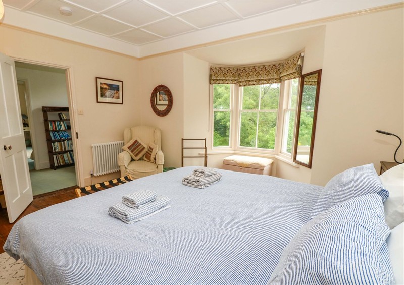 One of the 4 bedrooms at Woodlands, Freshwater
