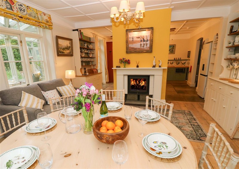 The dining room at Woodlands, Freshwater