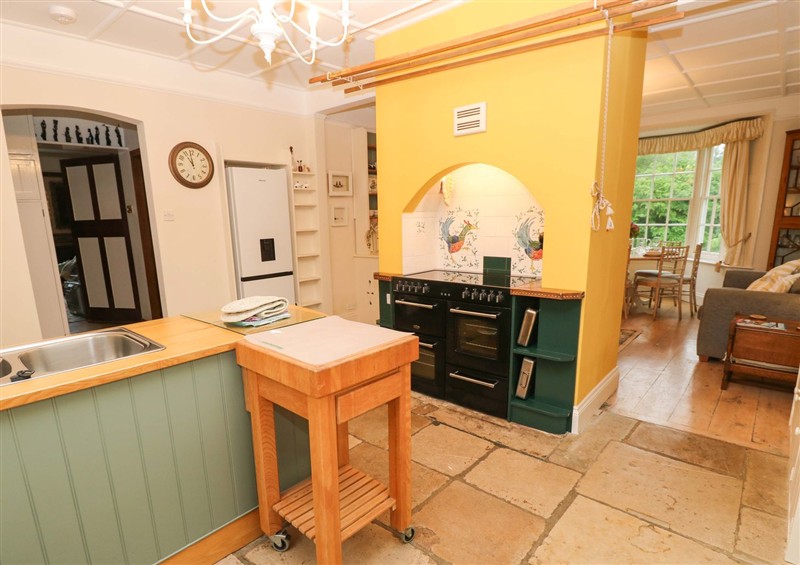 This is the kitchen at Woodlands, Freshwater