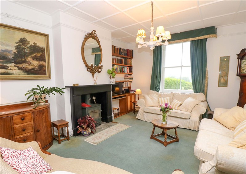 This is the living room at Woodlands, Freshwater