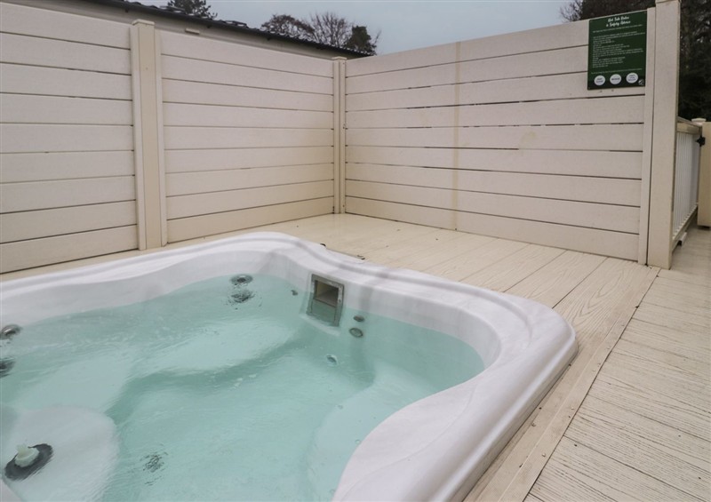 The hot tub at Woodlands Gold (WO 41), Ruthin