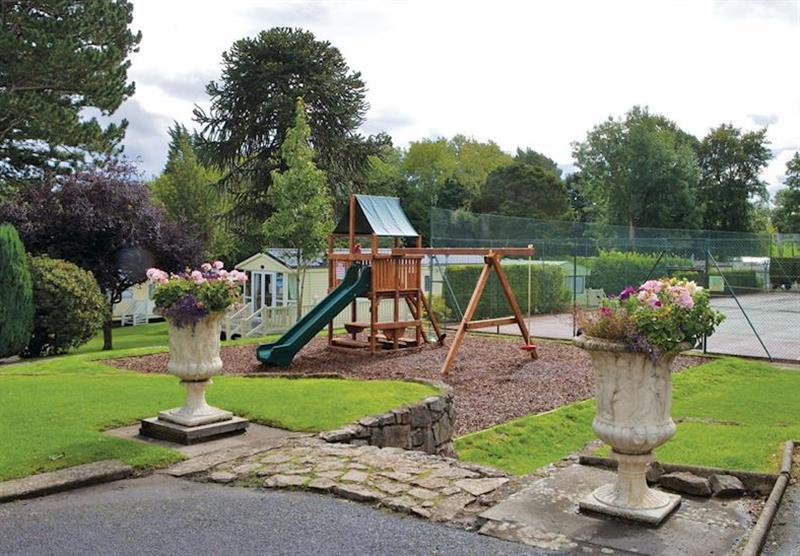 Children’s play area at Woodlands Hall in , North Wales & Snowdonia