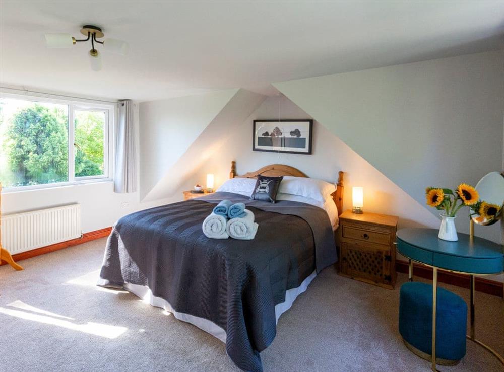 Welcoming double bedded room at Woodlands in Langford Budville, near Wellington, Somerset