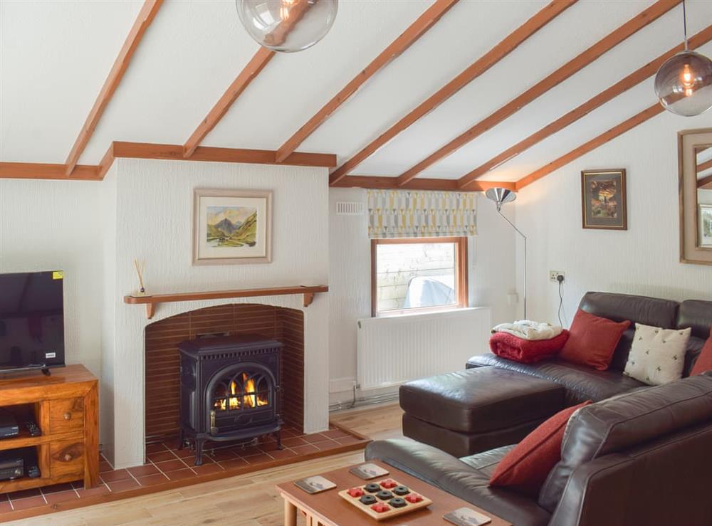 Living room at Woodlands Lodge in Ballantrae, Ayrshire