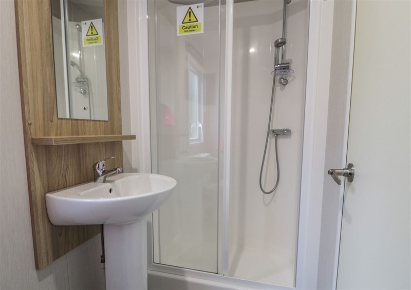 This is the bathroom at Woodlands Platinum (WO29), Ruthin