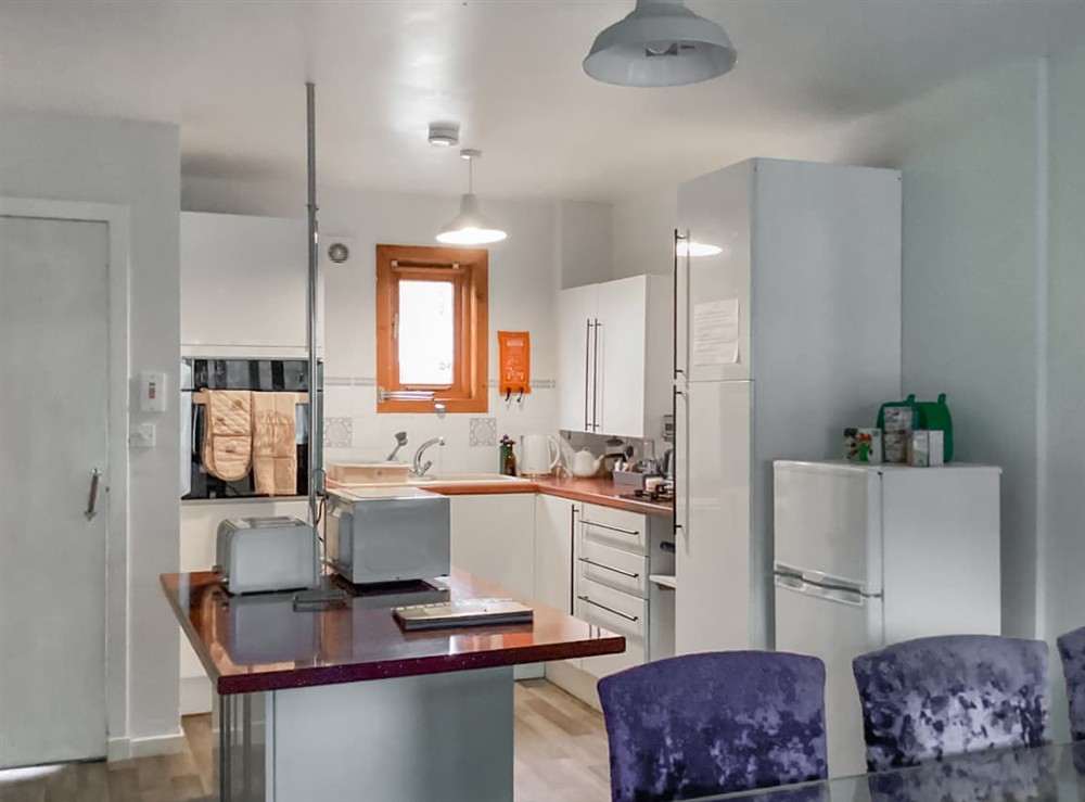 Kitchen at Woodlands Rest in Garve, Ross-Shire