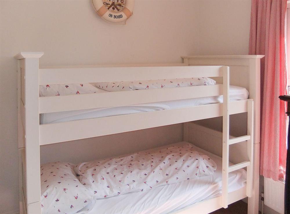 Children’s bunk bedroom at Woodleigh in Sandown, Isle of Wight, England