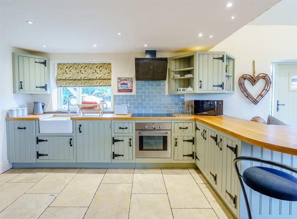 Kitchen area (photo 2) at Woodpecker Cottage in Preston, near Garstang, Lancashire
