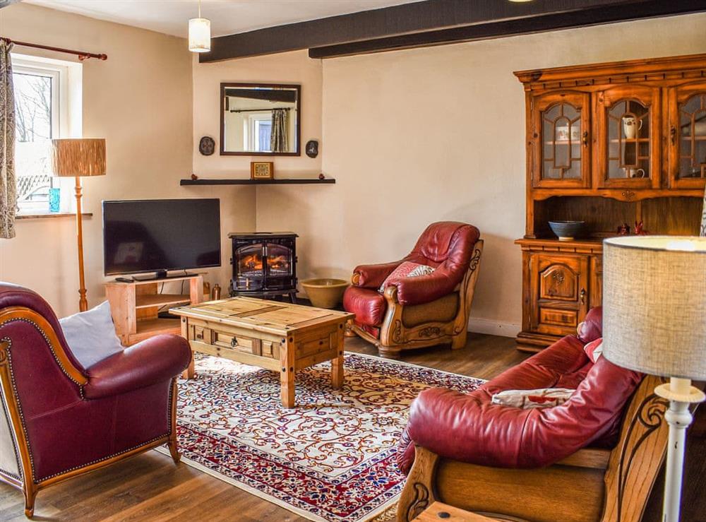 Living area at Woodpecker Cottage in Y For, near Pwllhlei, Gwynedd