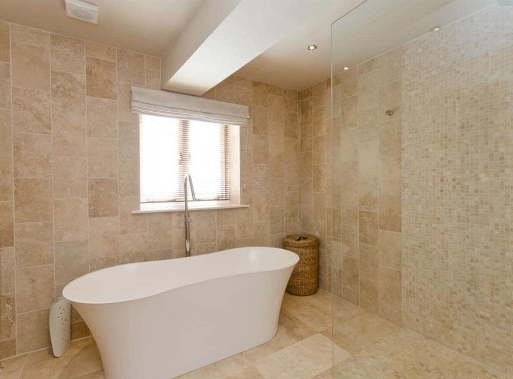Contemporary Bathroom/wet room (photo 2) at Woodpecker Lodge in near Carsington, Derbyshire
