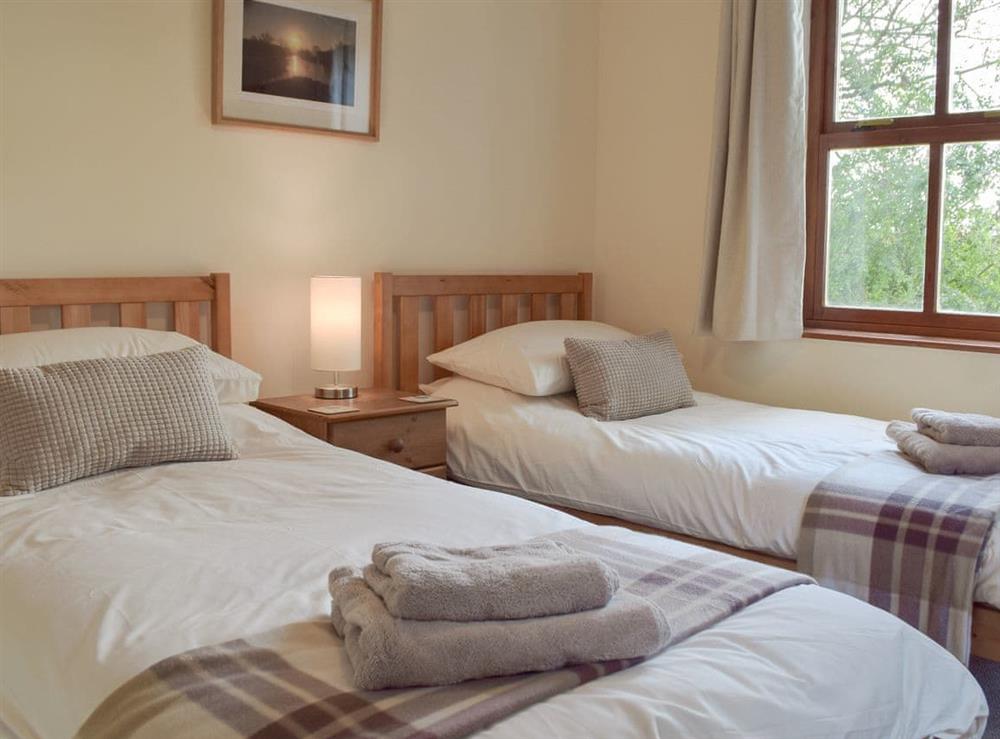 Twin bedroom at Woodpecker Rest in Llechryd, near Cardigan, Cardigan, Dyfed